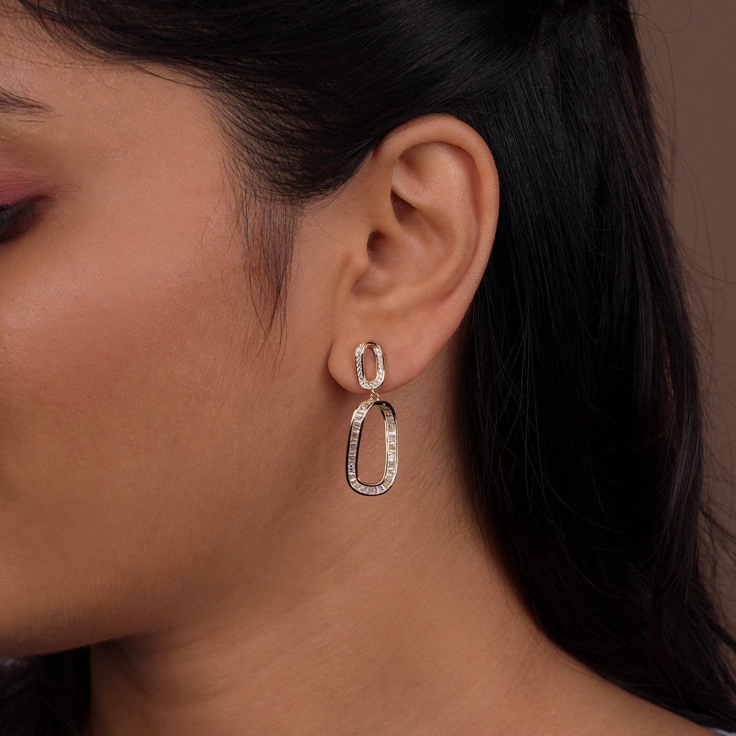 Aura Loop Statement Earrings