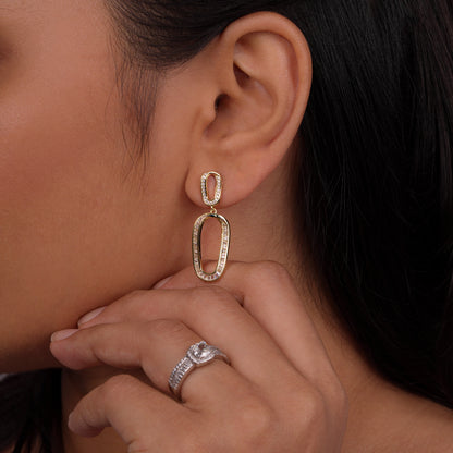 Aura Loop Statement Earrings

