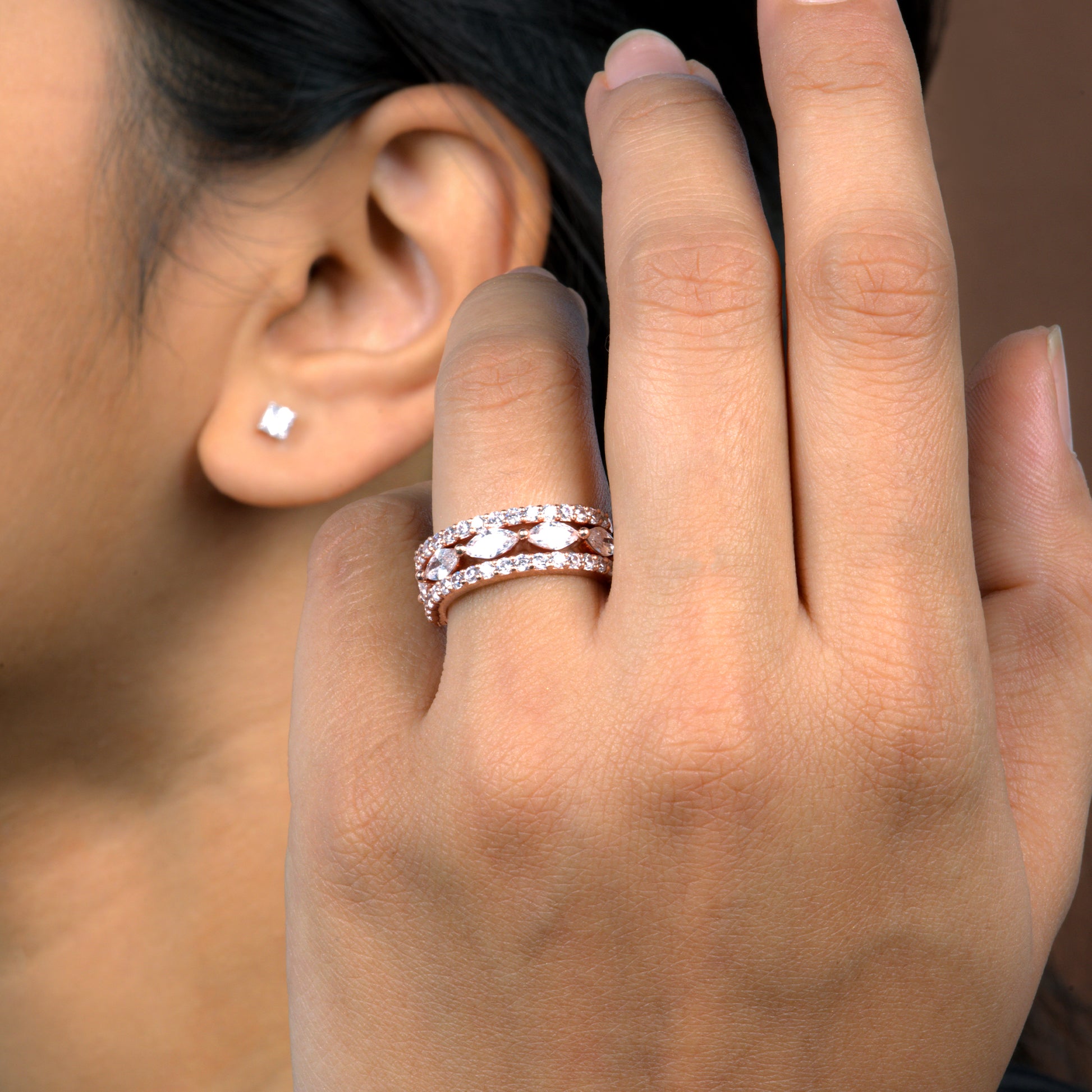 7-in-1 Versatile Diamond Silver Band