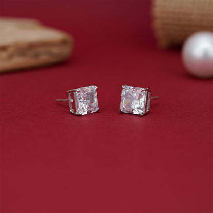 EleganceSquare Classic Solitaire Stud Earrings