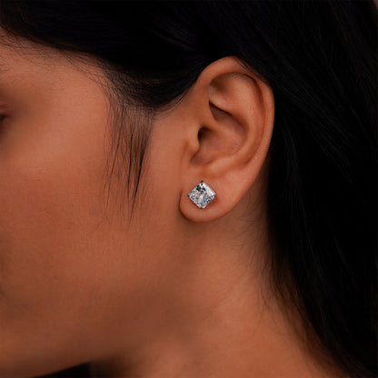 EleganceSquare Classic Solitaire Stud Earrings