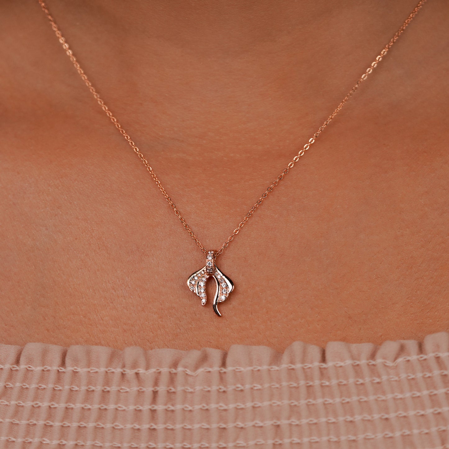 Emberleaf Grace Diamond Pendant Necklace