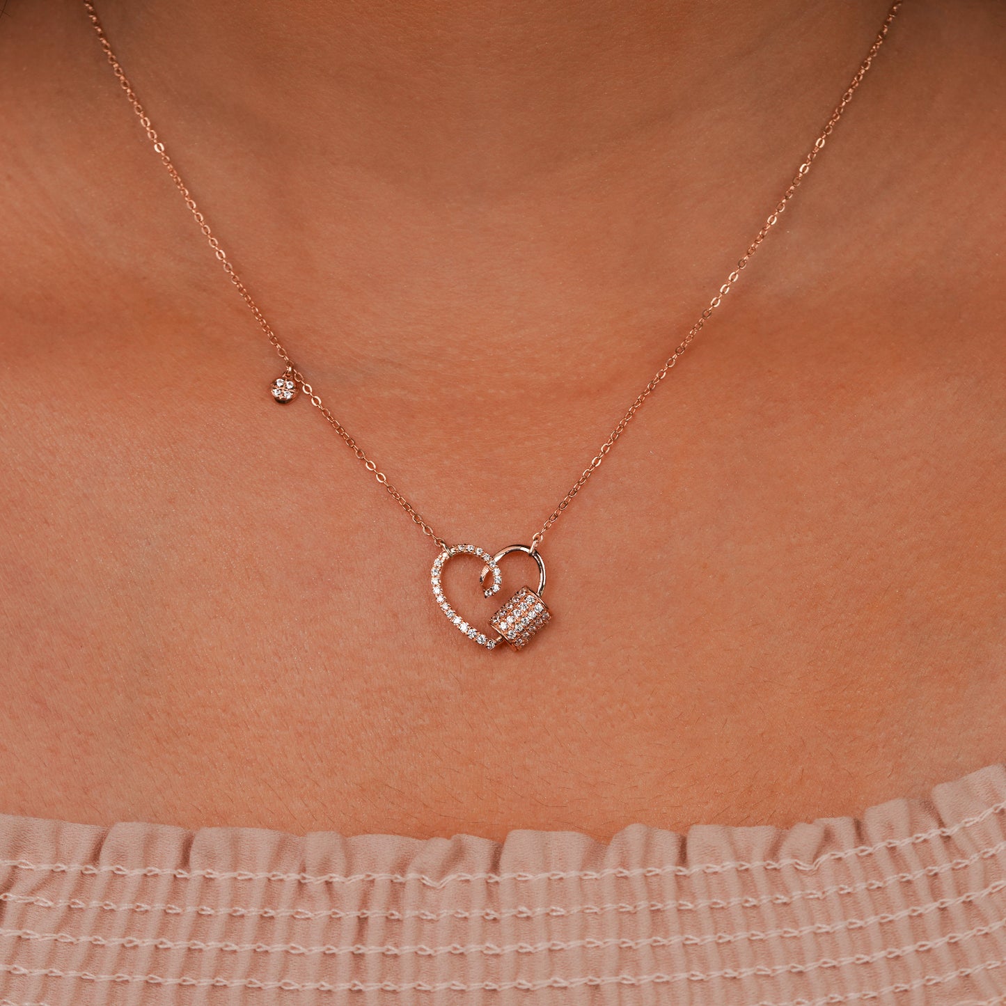 Eternal Harmony Infinity Heart Pendant Necklace