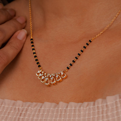 Royal Drop Design 925 Silver Mangalsutra