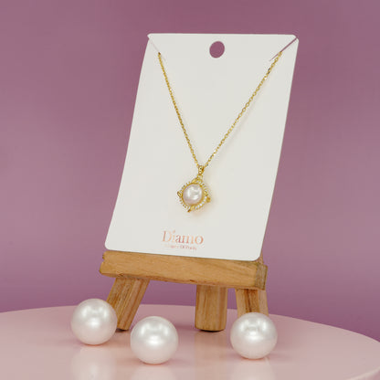 Radiant Pearl Bloom Necklace