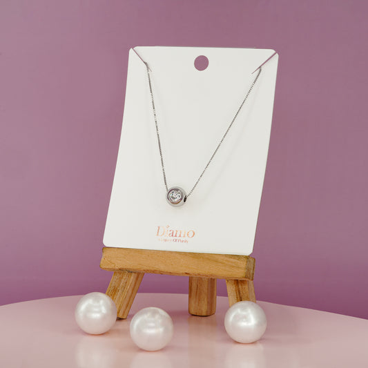 Eternal Glow Solitaire Necklace