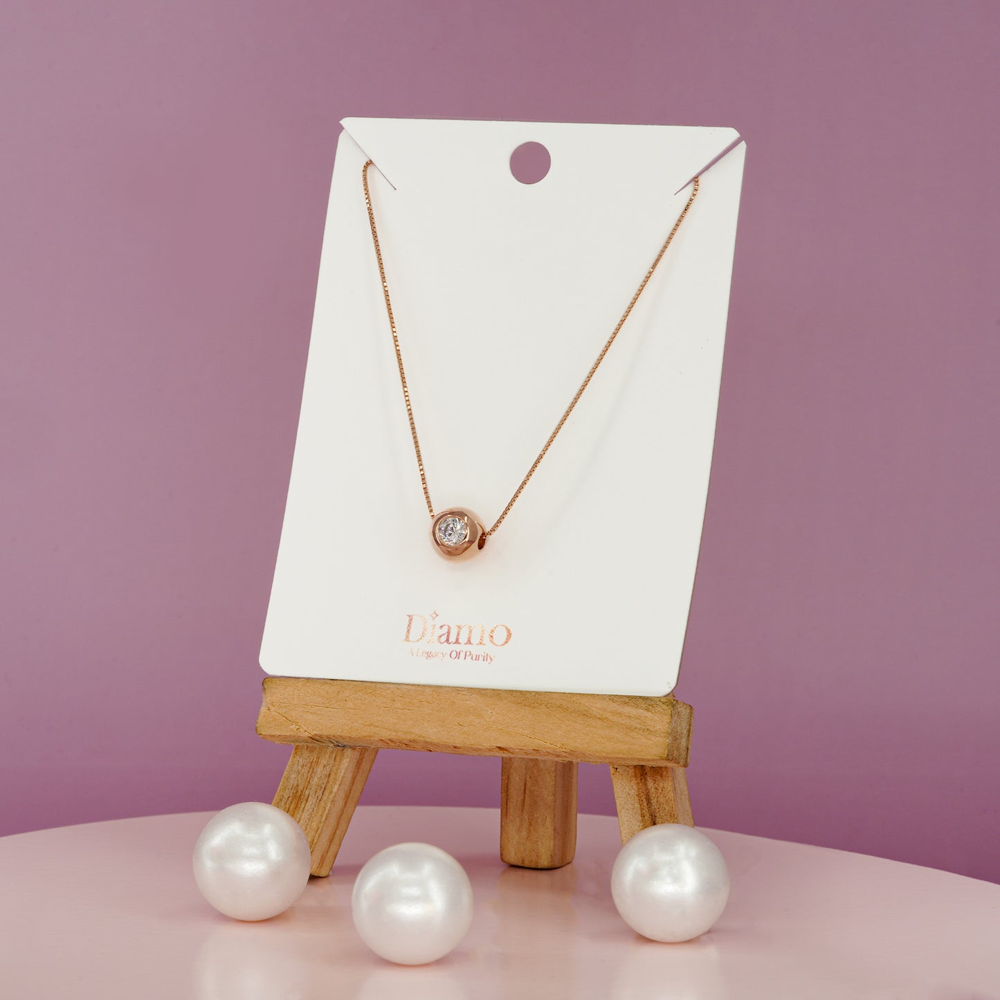 Eternal Glow Solitaire Necklace