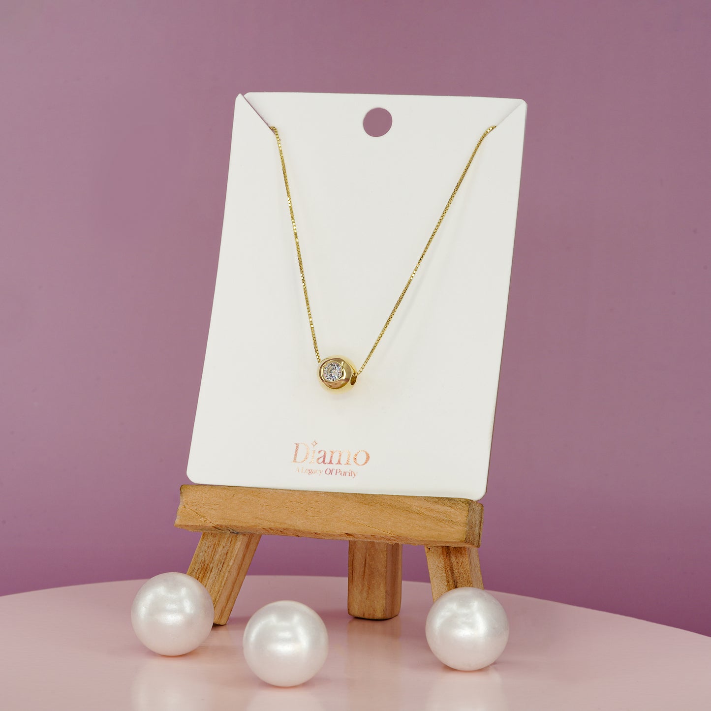 Eternal Glow Solitaire Necklace