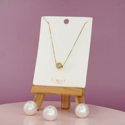 Eternal Glow Solitaire Necklace