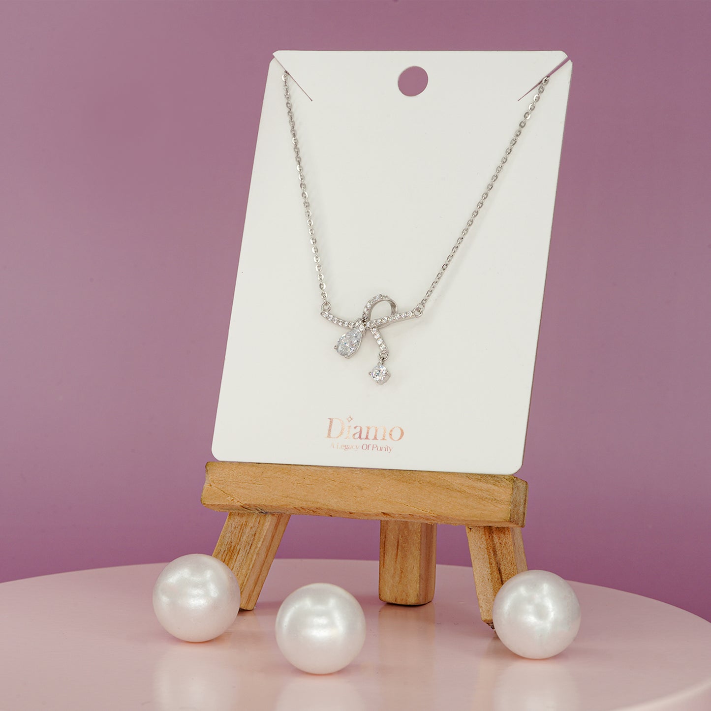 Twilight Bow Elegance Necklace