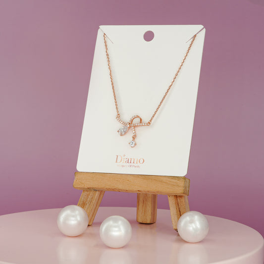 Twilight Bow Elegance Necklace