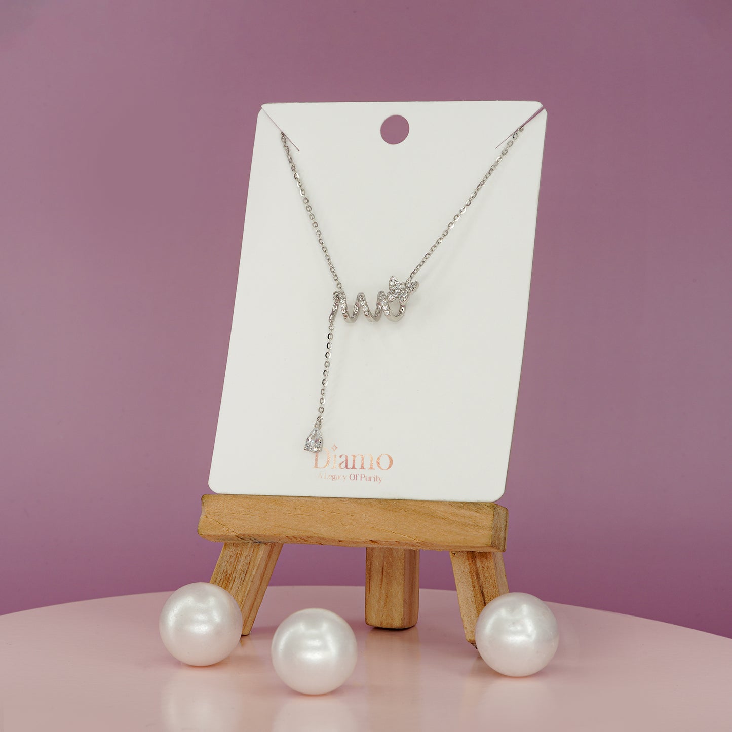 Whispering Bloom Spiral Pendant Necklace