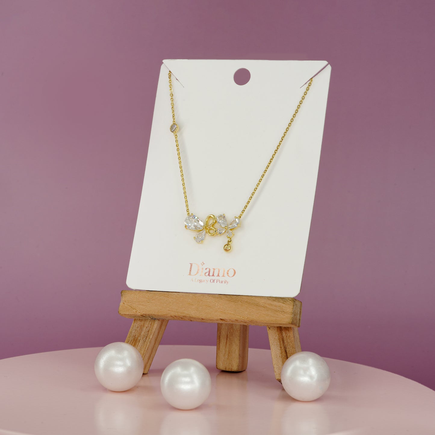 Butterfly Whisper Crystal Necklace