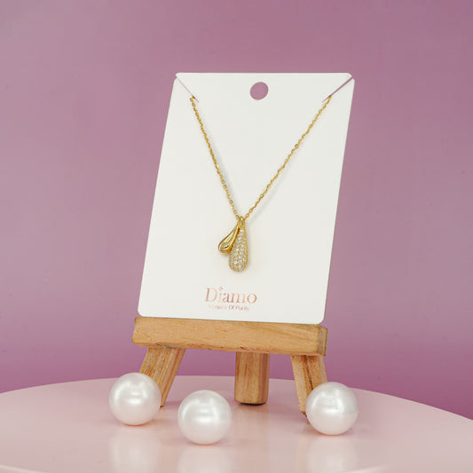 Twin Teardrop Elegance Necklace