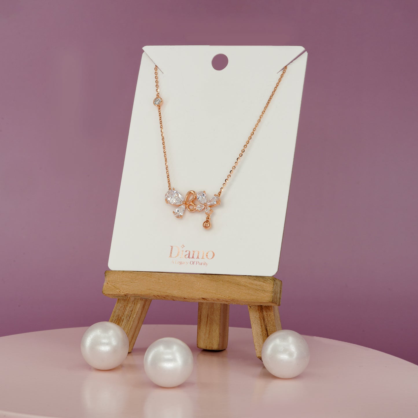 Butterfly Whisper Crystal Necklace
