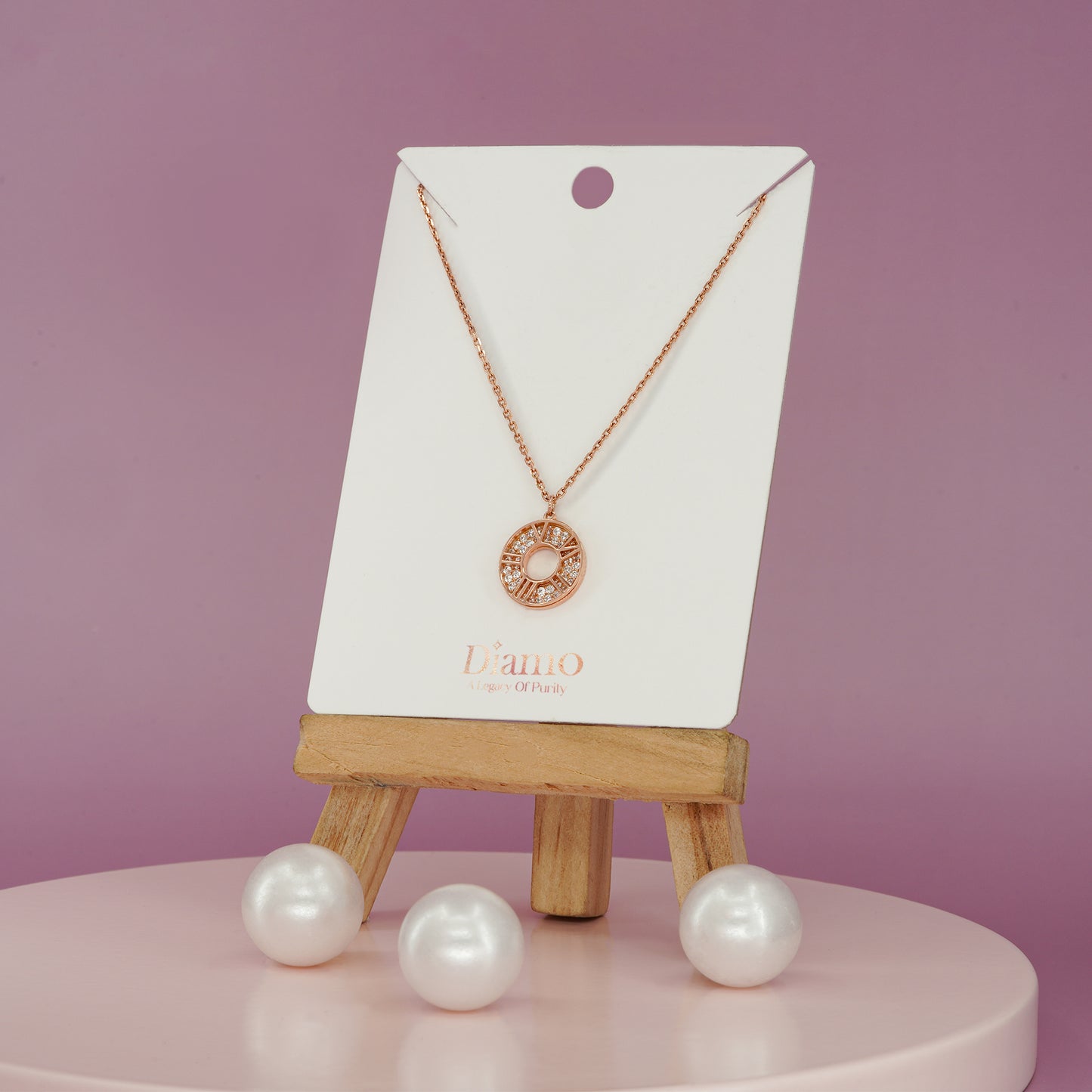Harmony Dual Disc Pendant Necklace