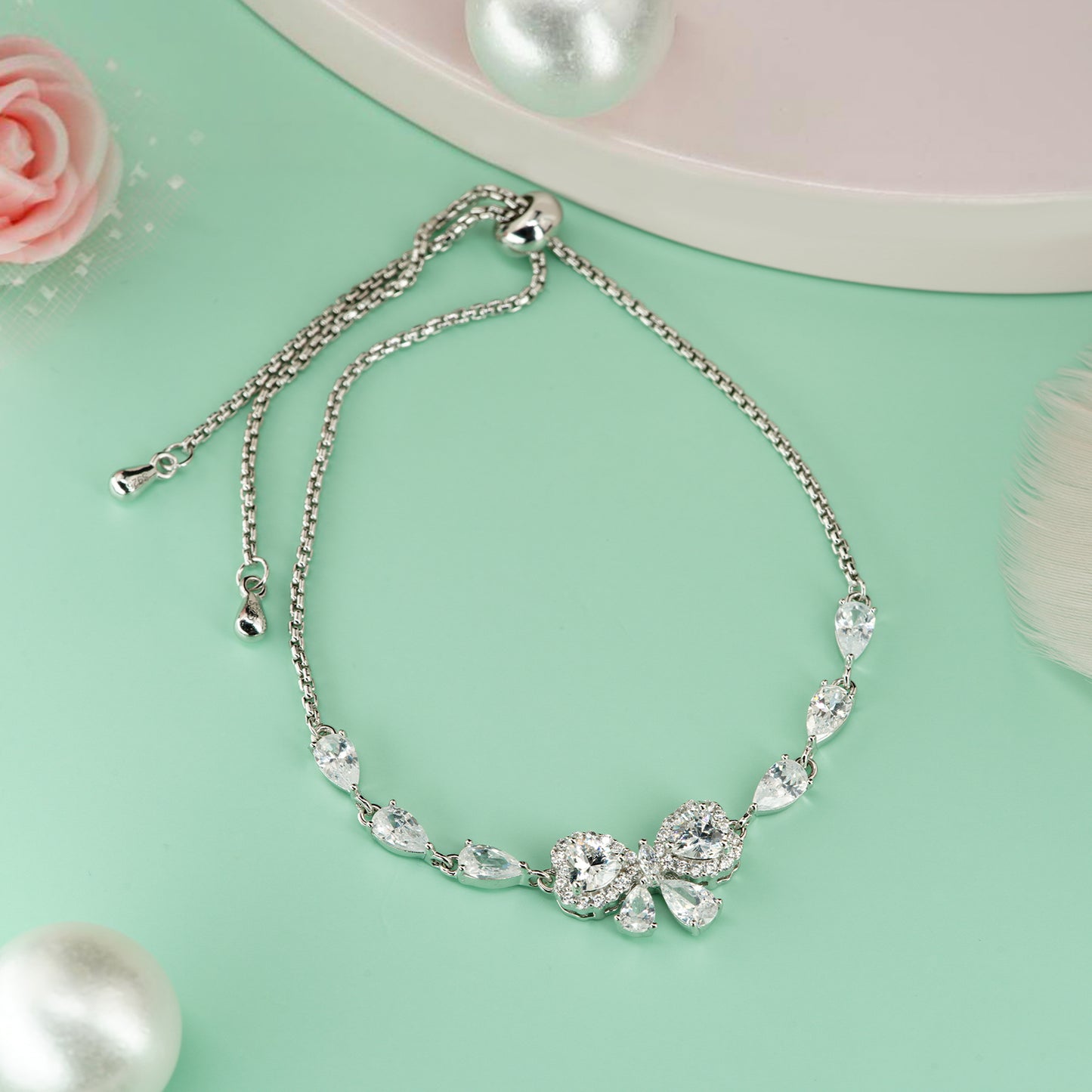 Radiant Bow Sparkle Bracelet