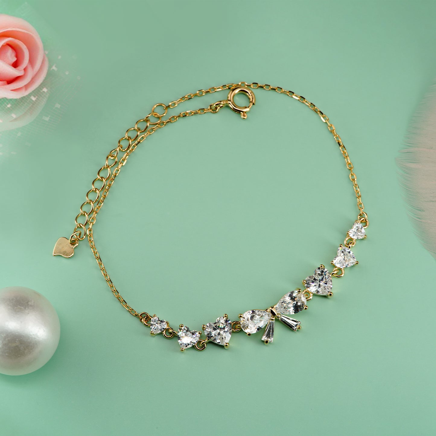 Aurelia CharmBow Bracelet