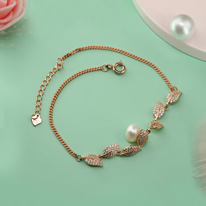 Pearl Vine Elegance Bracelet