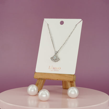 Radiant Harmony Teardrop Pendant Necklace