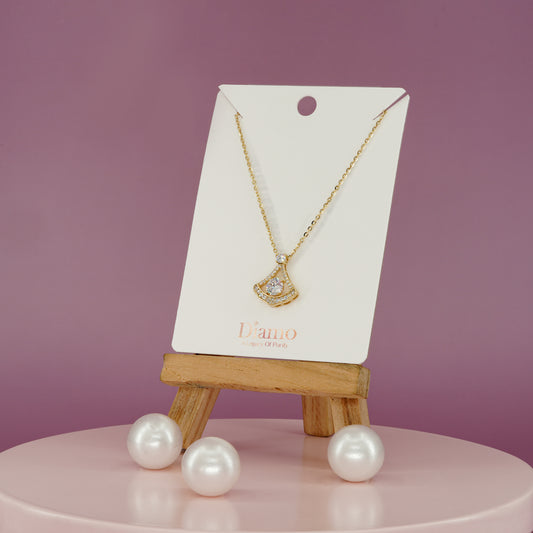 Radiant Harmony Teardrop Pendant Necklace
