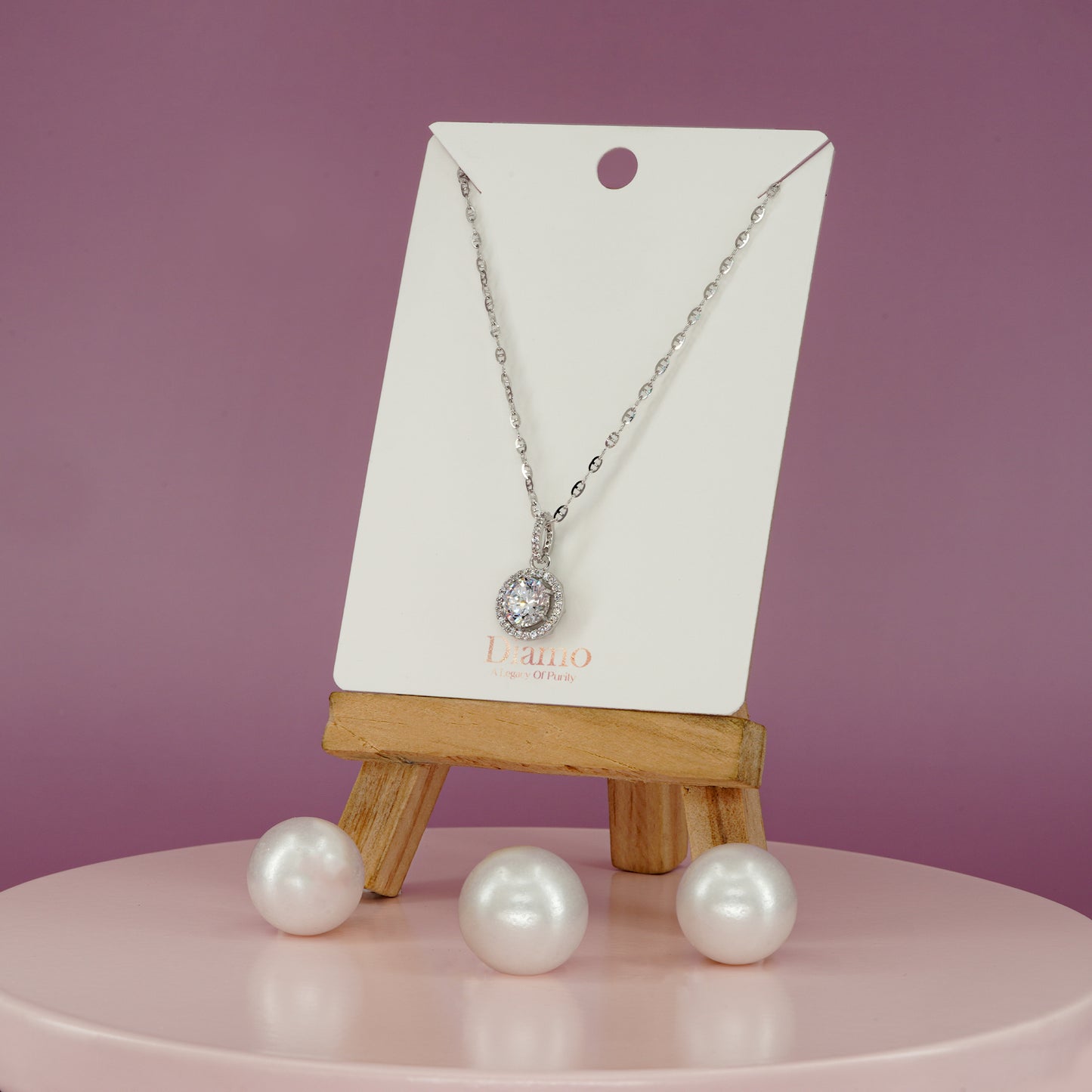 Radiant Halo Love Pendant