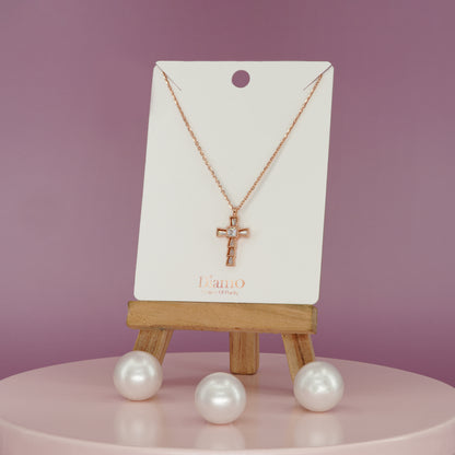 Divine Clarity Cross Necklace