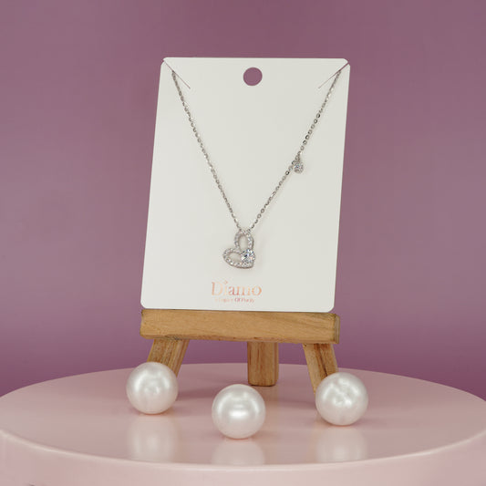 Eternal Spark Heart Necklace