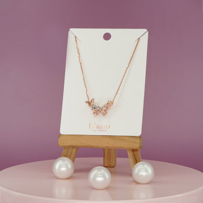 Crystal Wings Butterfly Necklace