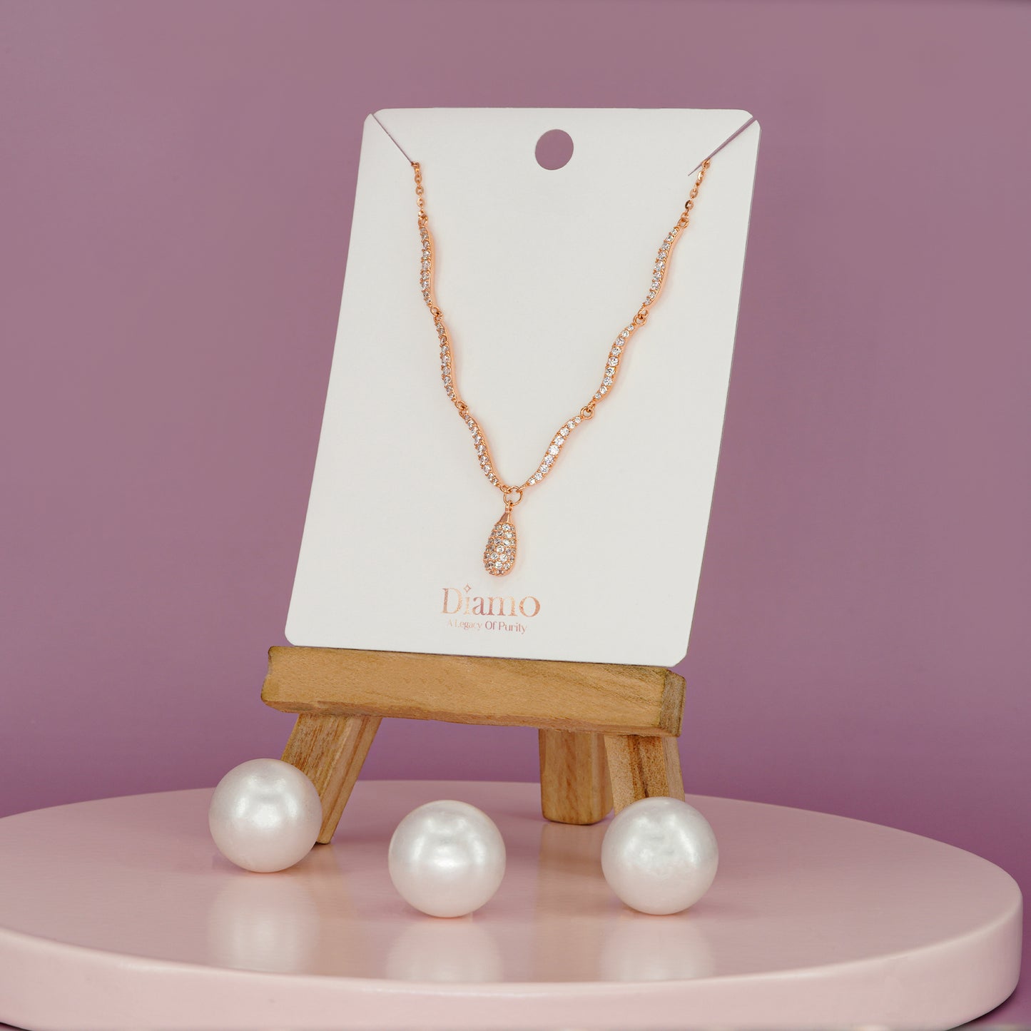 Glow Drop Elegance Necklace