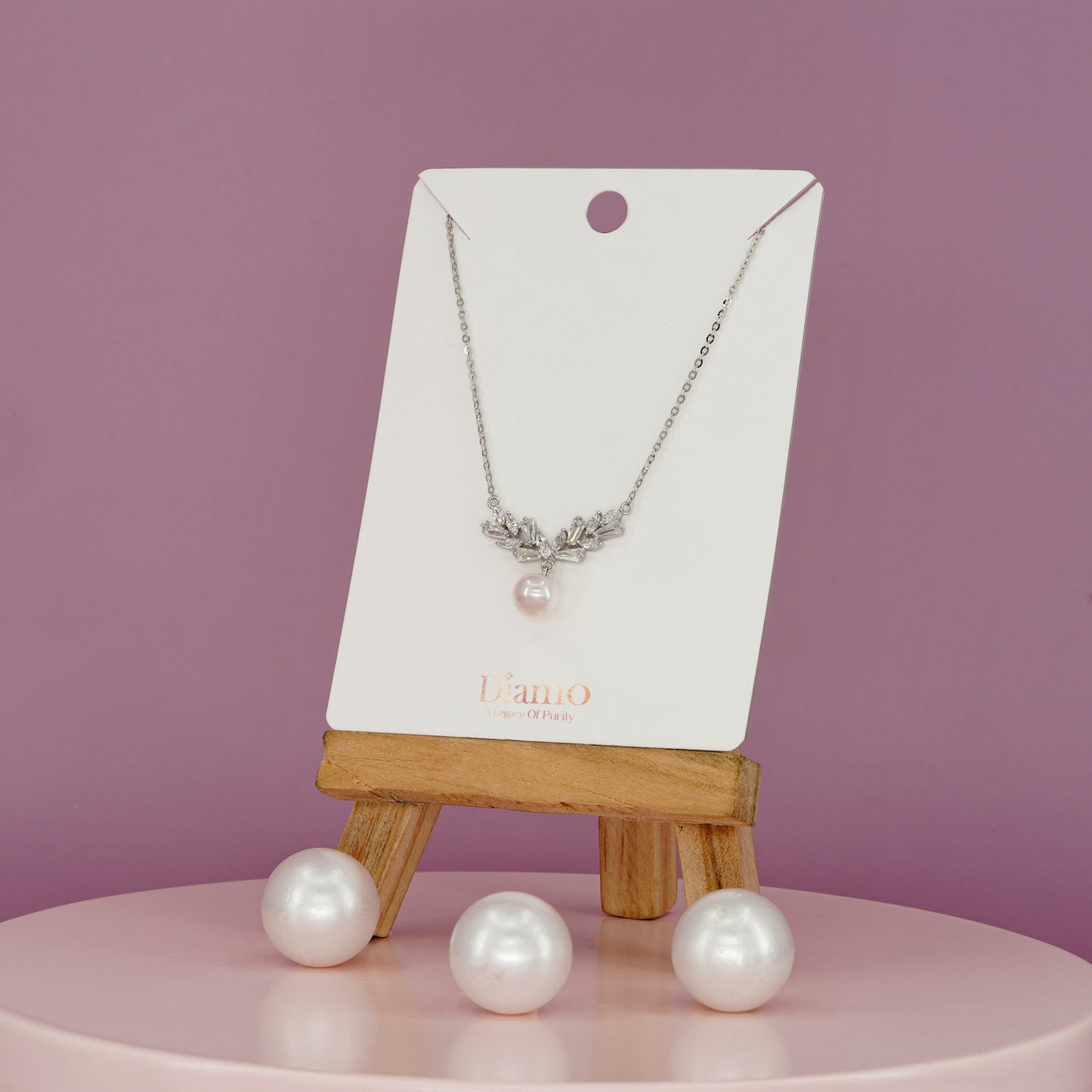 Regal Blossom Pearl Necklace