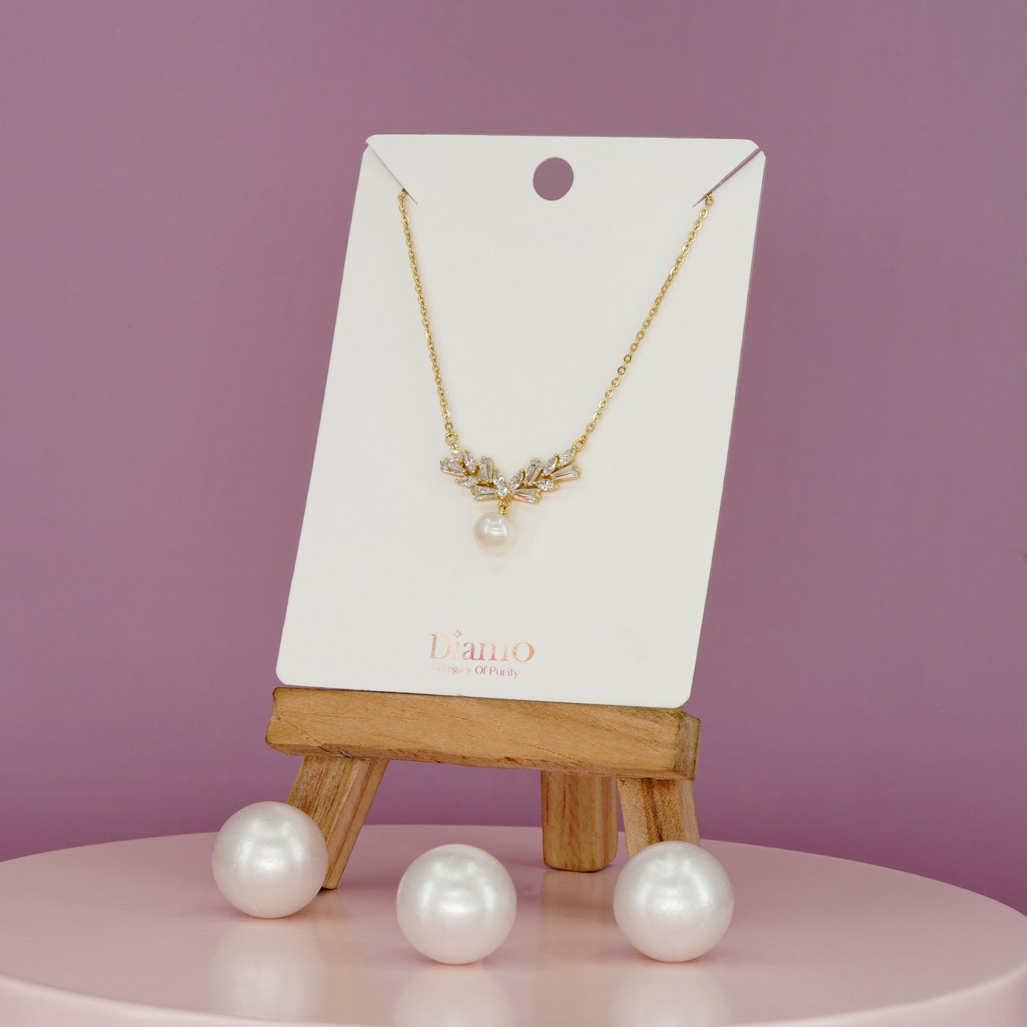 Regal Blossom Pearl Necklace