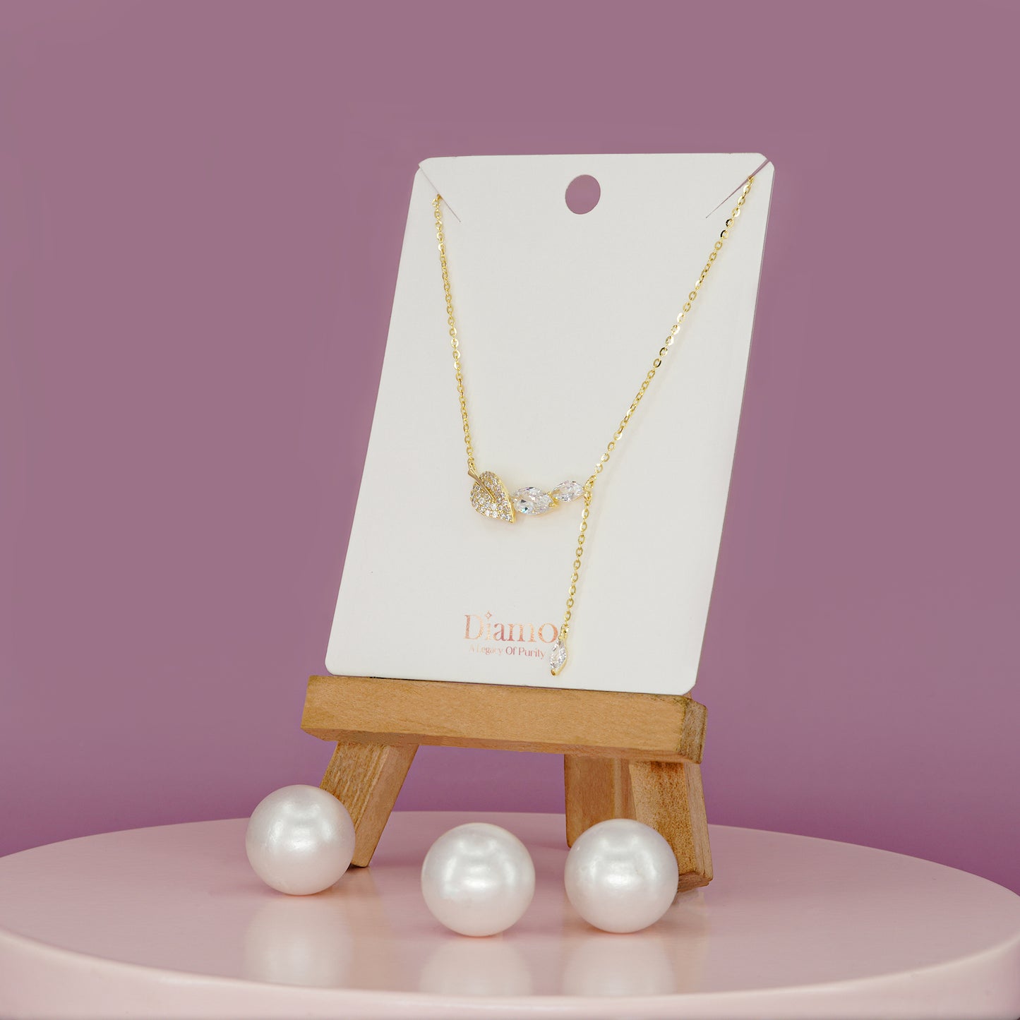 Whispering Leaf Cascade Necklace