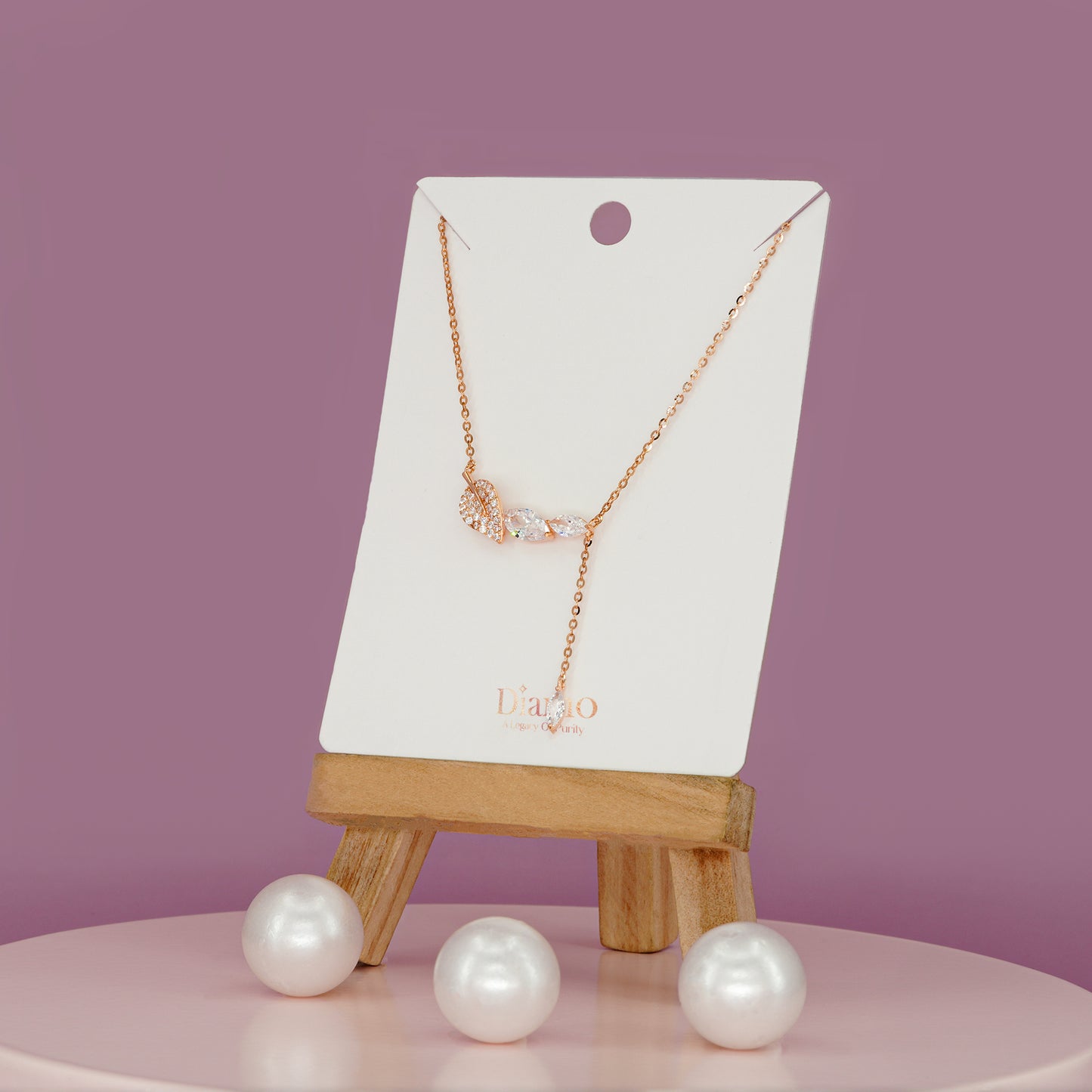 Whispering Leaf Cascade Necklace