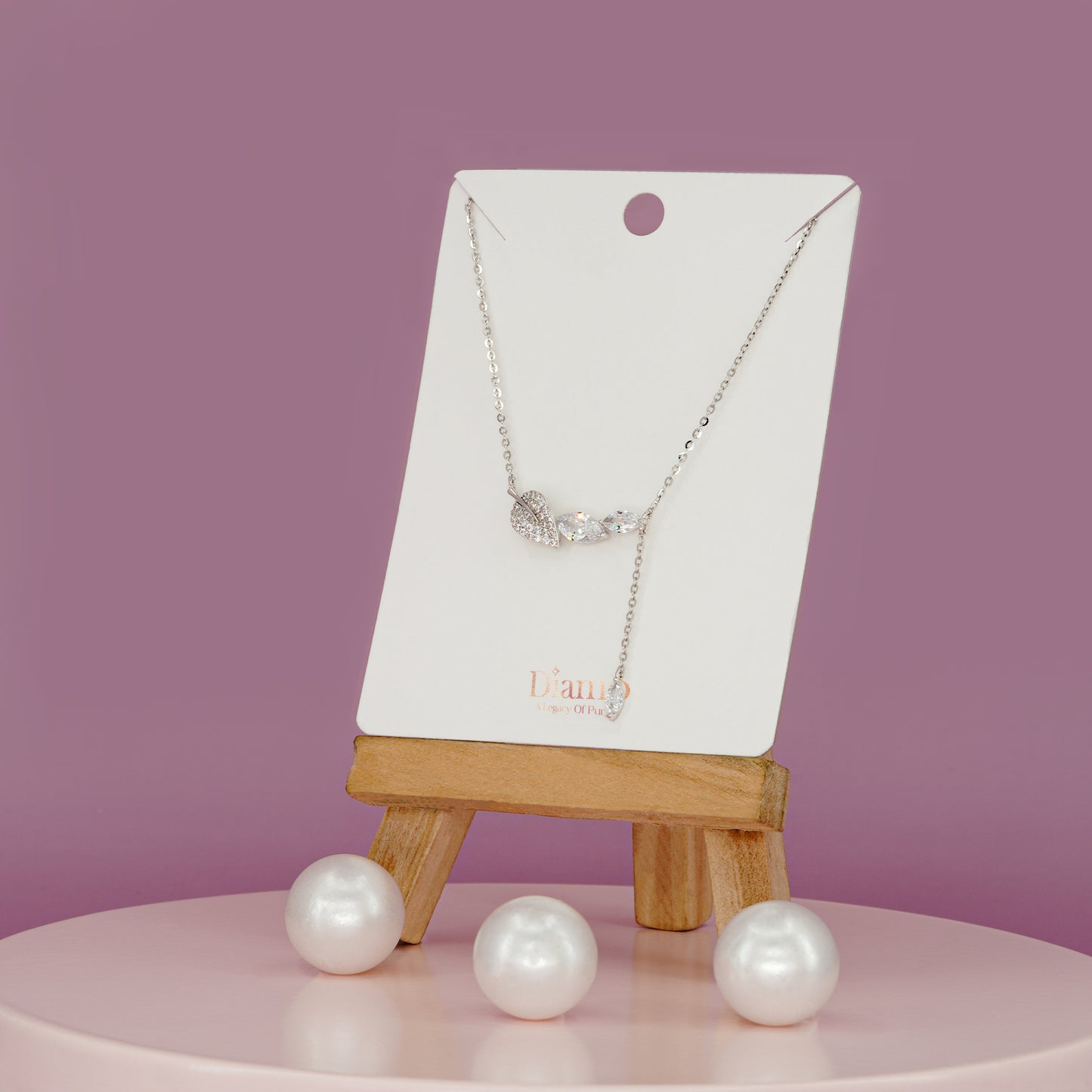 Whispering Leaf Cascade Necklace
