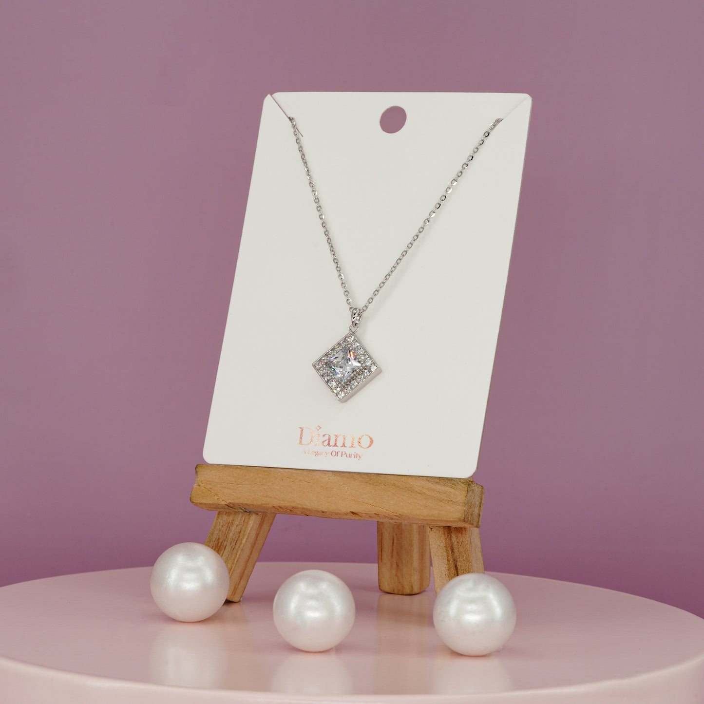 Regal Square Radiance Necklace