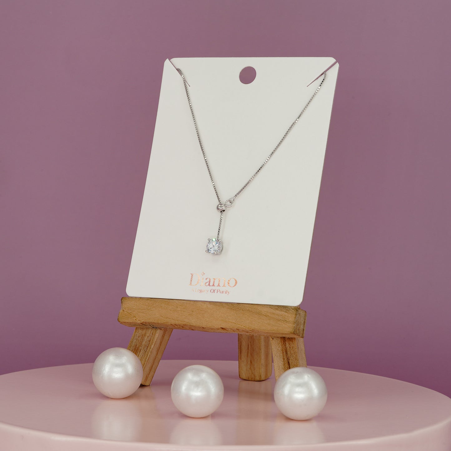 Crystal Drop Y-Necklace