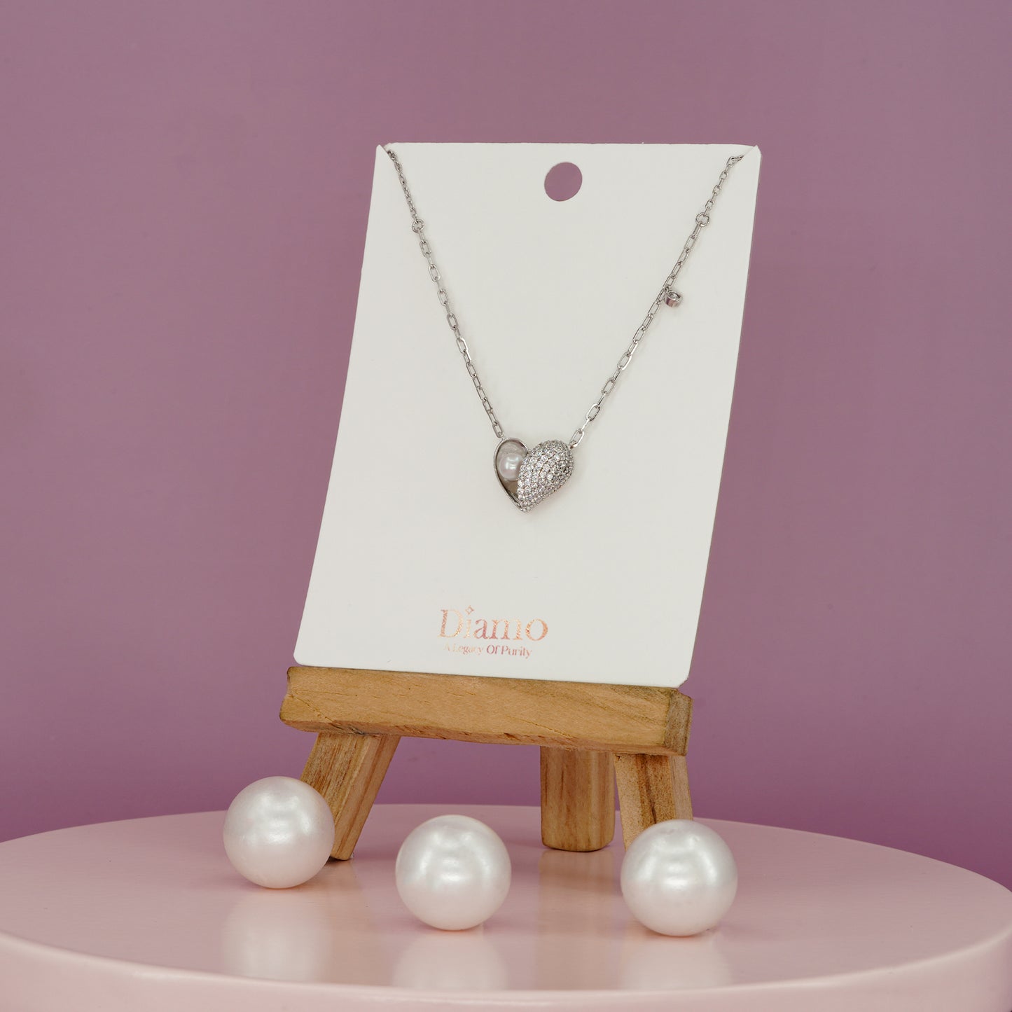 Embrace Heart Charm Necklace