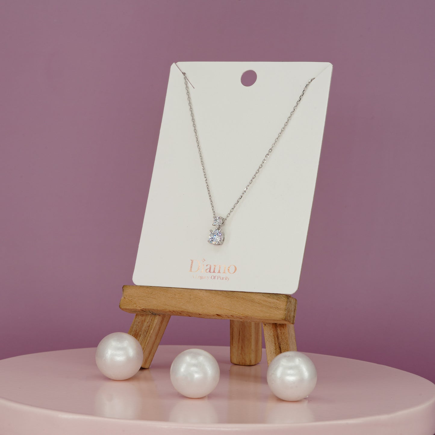 Celeste Twin Sparkle Necklace