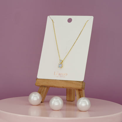 Celeste Twin Sparkle Necklace