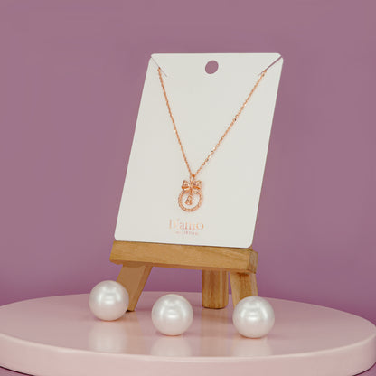 Enchanted Bow Charm Necklace