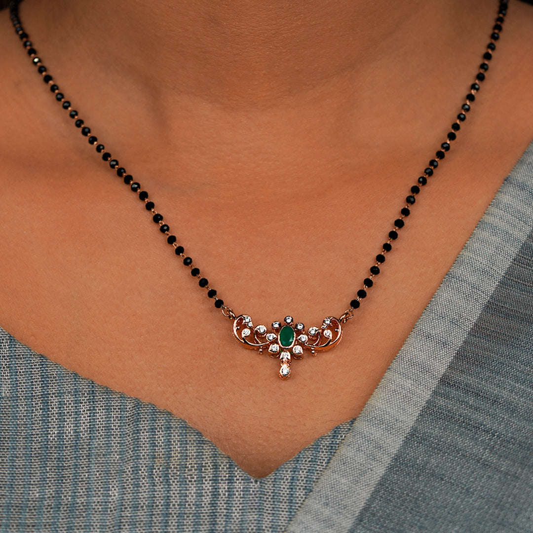 Saubhagya Leaf Drop Mangalsutra