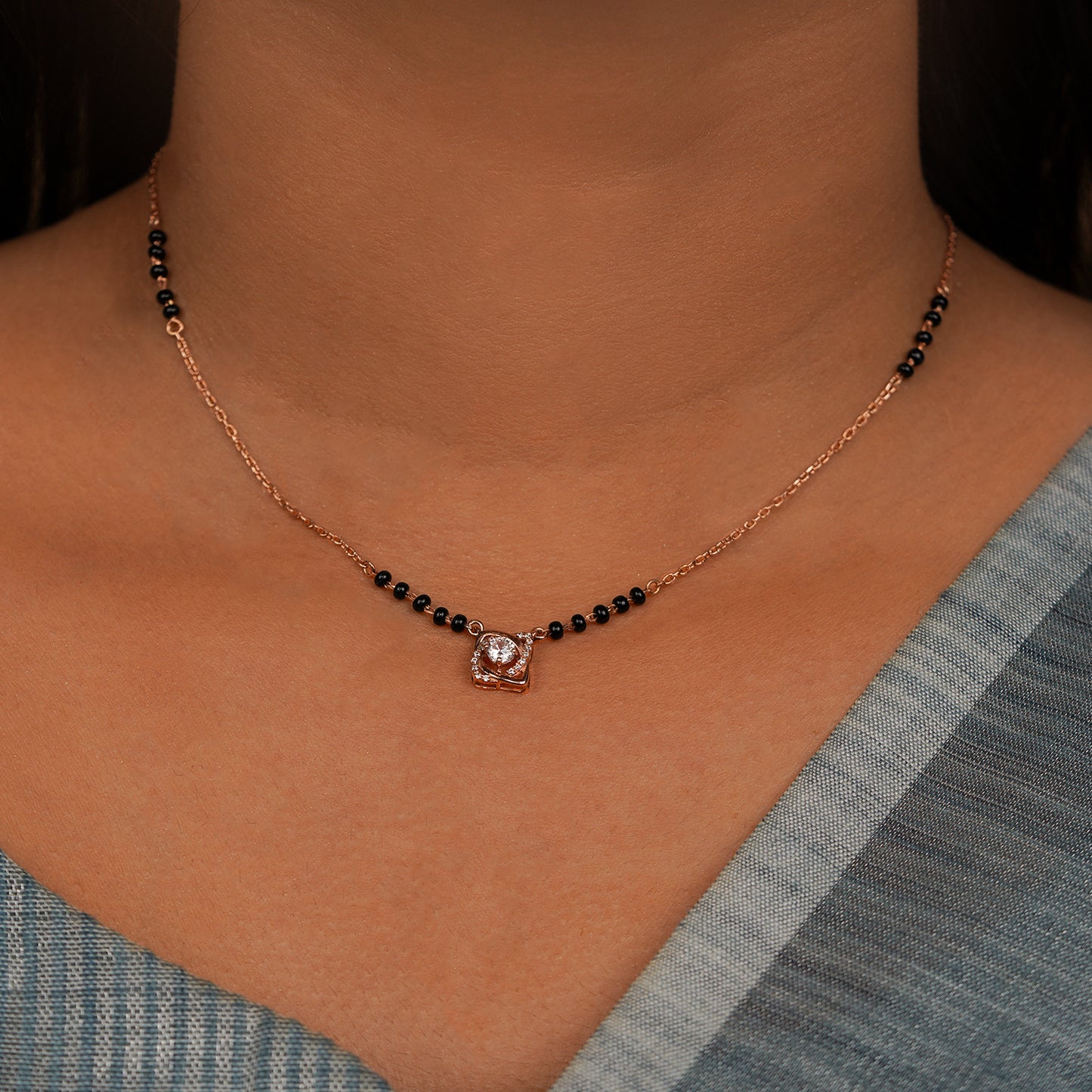 Eterna Spark Mangalsutra Pendant Necklace