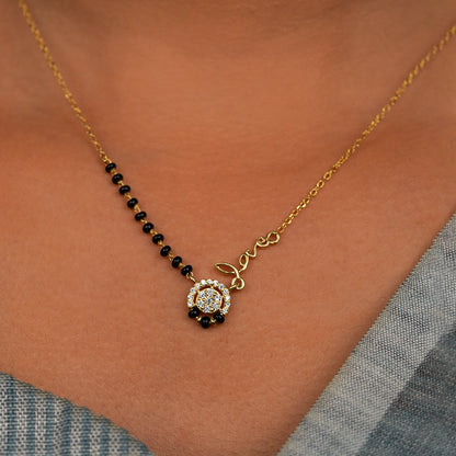 Endless Love Noir Diamond Mangalsutra