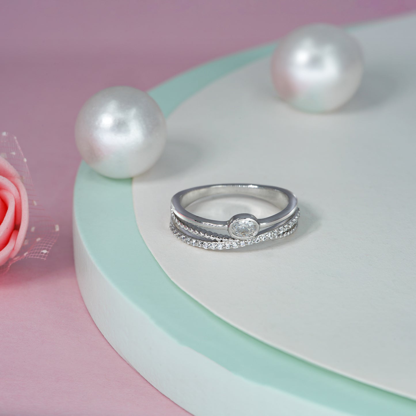 Grace Diamond Trio Ring Set