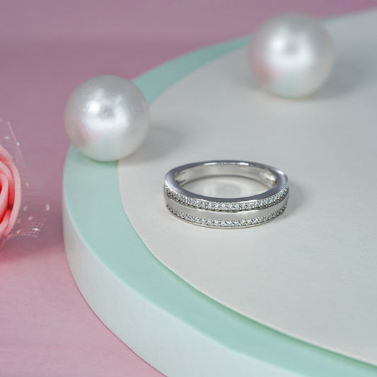 Celeste Dual Band Ring