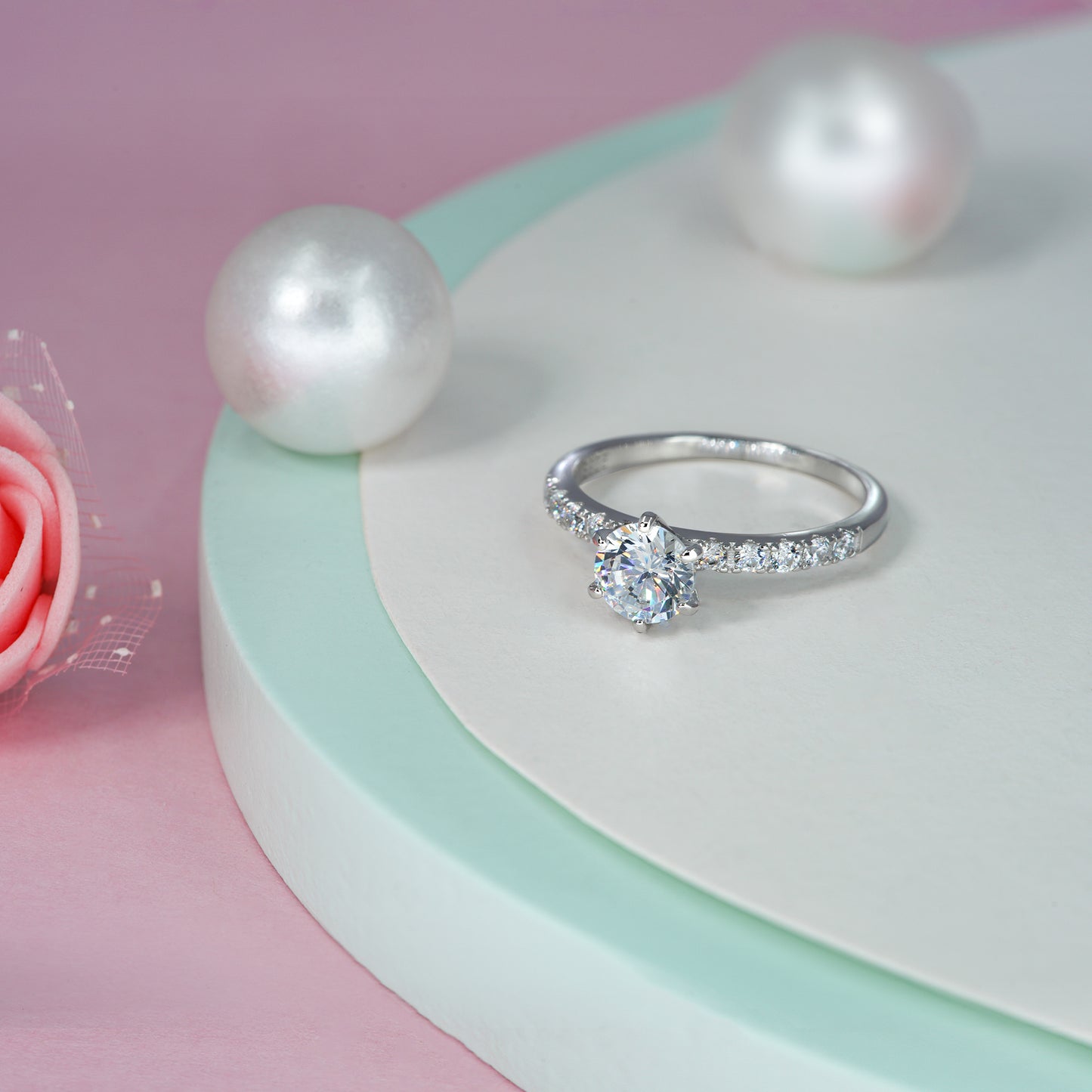 Celestia Solitaire Ring