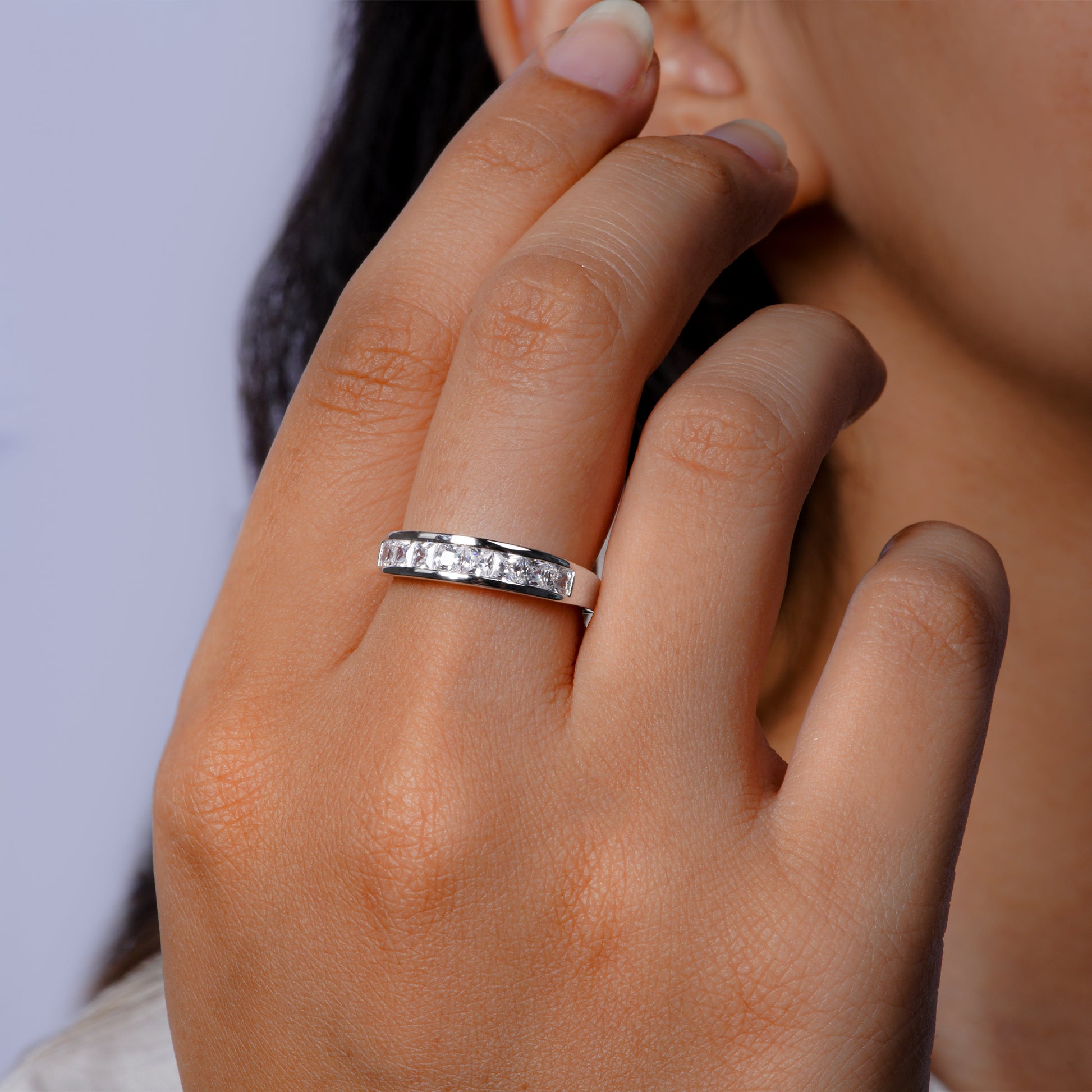 Aurora Princess Cut Band
