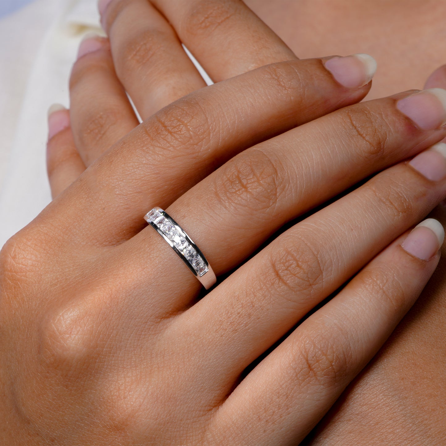 Aurora Princess Cut Band