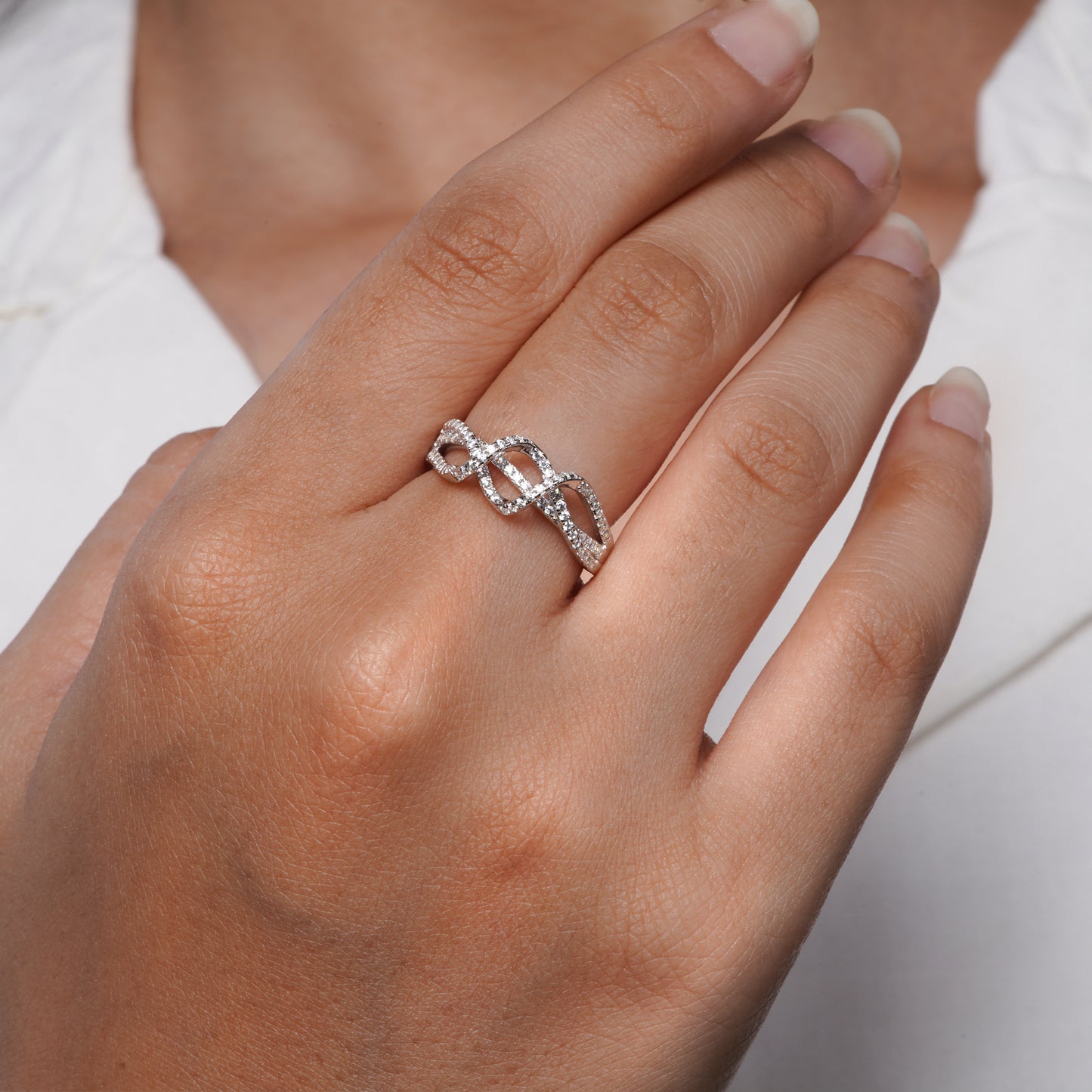 Infinity Grace Diamond Ring